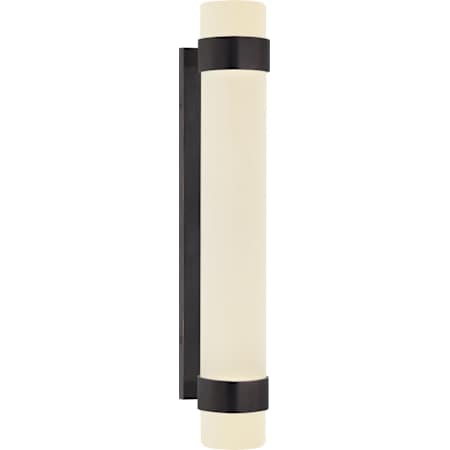 Visual Comfort Barton 3" Wide LED Bath Bar Bronze