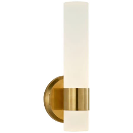 Visual Comfort Barton 2 Light 13" Tall LED Bathroom Sconce Natural Brass