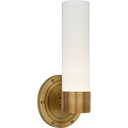 Visual Comfort Jones 12" Tall LED Bathroom Sconce Natural Brass