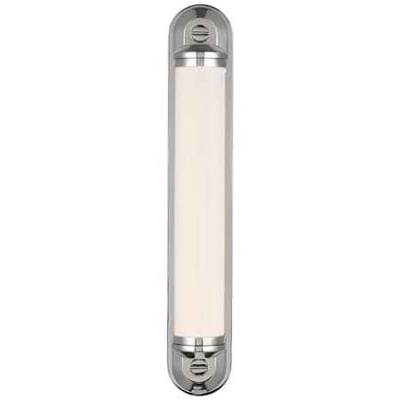 Visual Comfort Belgrave 18" Tall LED Bathroom Sconce Polished Nickel
