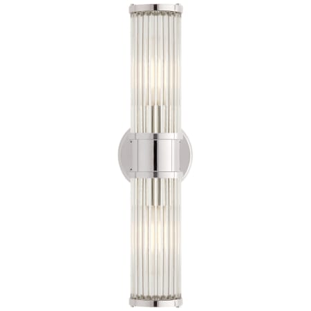 Visual Comfort Allen 2 Light 5" Wide Bath Bar Polished Nickel