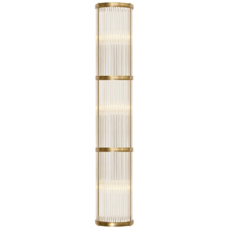 Visual Comfort Allen 3 Light 6" Wide Bath Bar Natural Brass