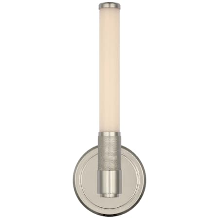Visual Comfort Barrett 13" Tall LED Bathroom Sconce Polished Nickel