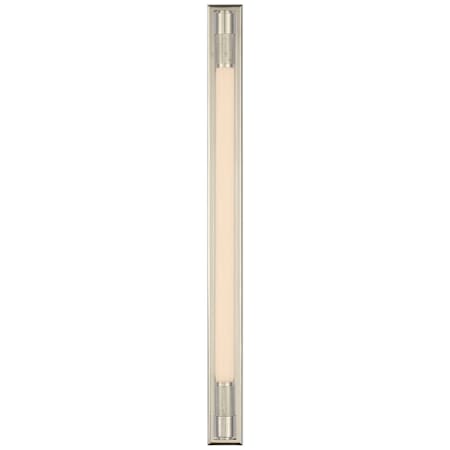 Visual Comfort Barrett 30" Tall LED Bathroom Sconce Polished Nickel