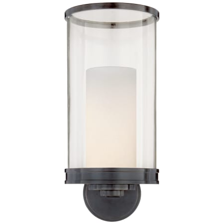 Visual Comfort Modern 13" Tall Bathroom Sconce Bronze