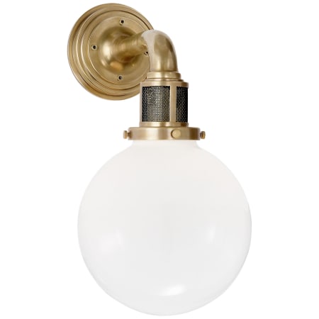 Visual Comfort McCarren 15" Tall Bathroom Sconce Natural Brass