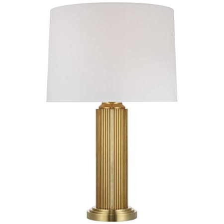 Visual Comfort Langton 29" Tall Buffet Table Lamp Natural Brass