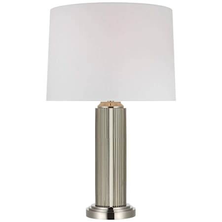 Visual Comfort Langton 29" Tall Buffet Table Lamp Polished Nickel