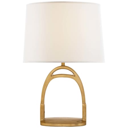 Visual Comfort Westbury 26" Tall Arc Table Lamp Natural Brass