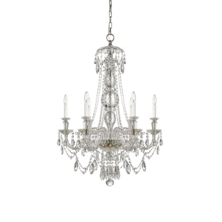Visual Comfort Daniela 6 Light 27" Wide Crystal Empire Chandelier Crystal