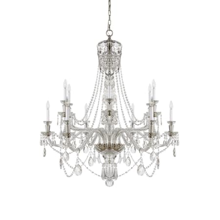 Visual Comfort Daniela 12 Light 46" Wide Crystal Empire Chandelier Crystal