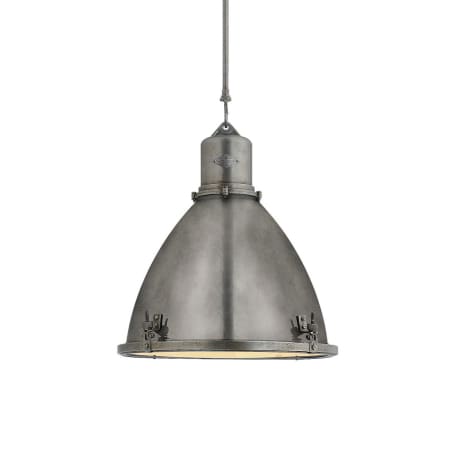 Visual Comfort Fulton 17" Wide Pendant Industrial Steel