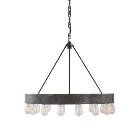 Visual Comfort Roark 16 Light 30" Wide Ring Chandelier Aged Iron