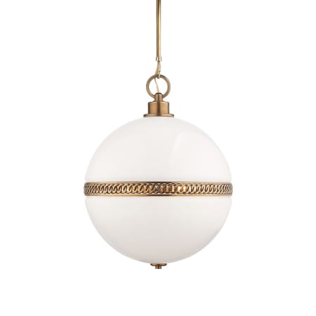 Visual Comfort Hendricks 4 Light 18" Wide Pendant Natural Brass