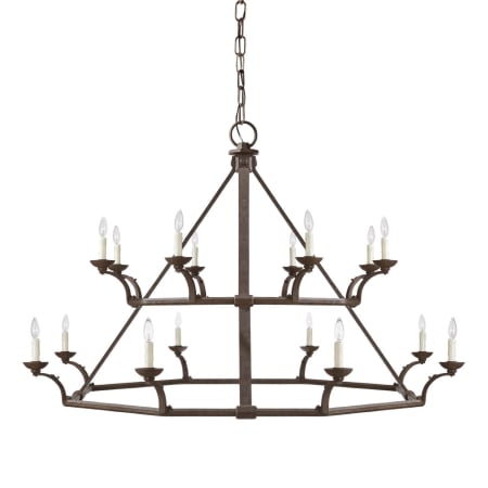 Visual Comfort Robertson 16 Light 66" Wide Candle Style Chandelier Natural Rusted Iron