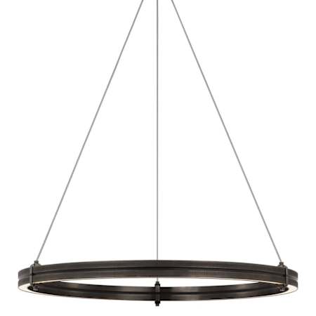 Visual Comfort Paxton 32" Wide LED Ring Chandelier Bronze