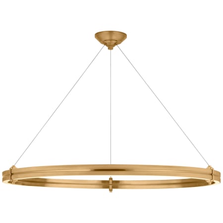 Visual Comfort Paxton 40" Wide LED Ring Chandelier Natural Brass