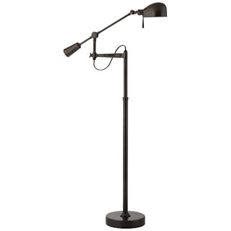 Visual Comfort RL 67 45" Tall Boom Arm Floor Lamp Bronze
