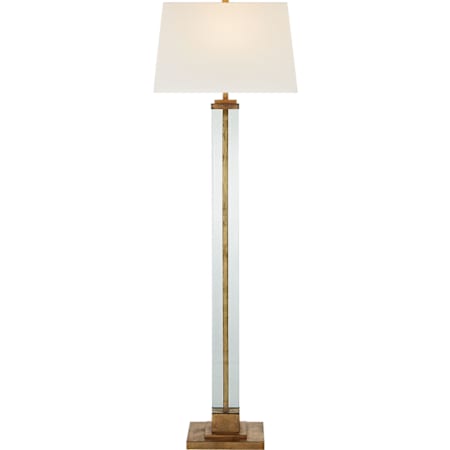 Visual Comfort Wright 64" Tall Torchiere Floor Lamp Gilded Iron