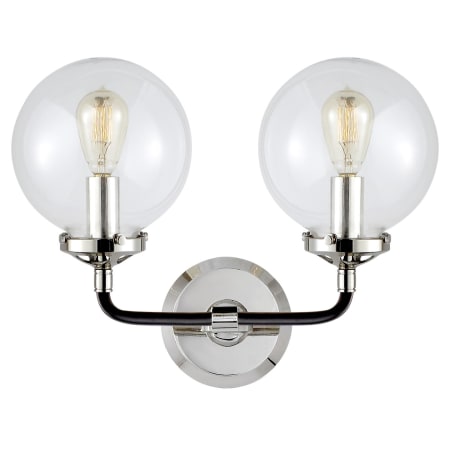 Polished Nickel / Black