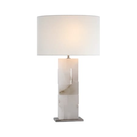 Visual Comfort Ashlar 28" Tall Accent Table Lamp Alabaster / Polished Nickel