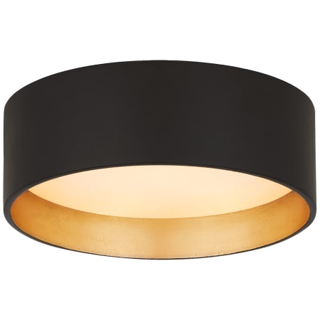 Visual Comfort Shaw 5" Wide LED Flush Mount Drum Ceiling Fixture Matte Black