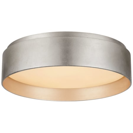 Visual Comfort Shaw 11" Wide LED Flush Mount Drum Ceiling Fixture Burnished Silver Leaf