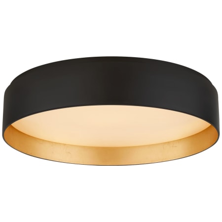 Visual Comfort Shaw 17" Wide LED Flush Mount Drum Ceiling Fixture Matte Black