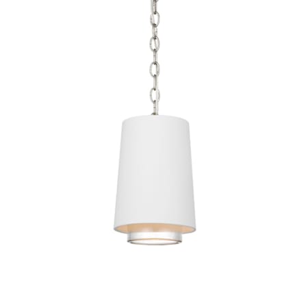 Visual Comfort Sydney 6" Wide Mini Pendant Polished Nickel
