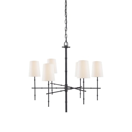 Visual Comfort Grenol 6 Light 33" Wide Chandelier Bronze