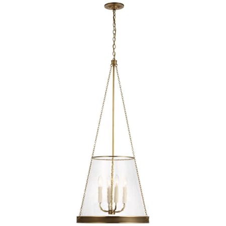 Visual Comfort Reese 4 Light 18" Wide Pendant Soft Brass
