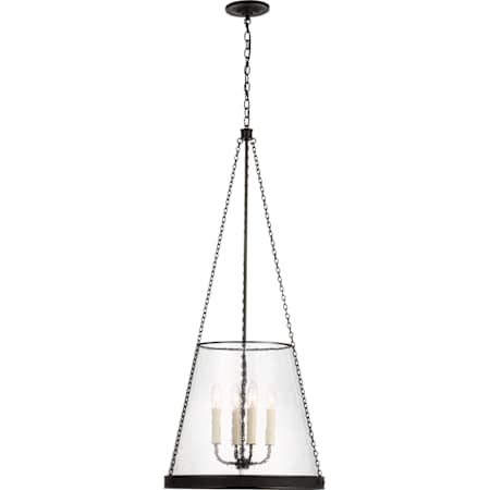 Visual Comfort Reese 4 Light 18" Wide Pendant Bronze