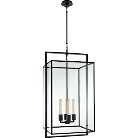 Visual Comfort Halle 18" Medium Lantern by Ian K. Fowler Aged Iron