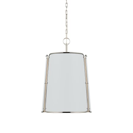 Visual Comfort Hastings 6 Light 25" Wide Pendant Polished Nickel