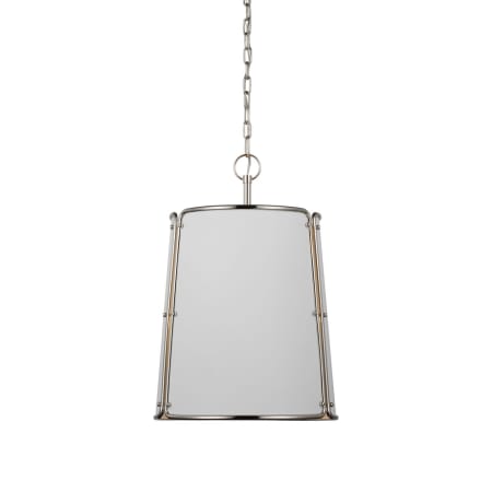 Visual Comfort Hastings 3 Light 18" Wide Pendant Polished Nickel