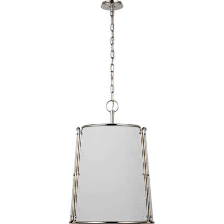 Visual Comfort Hastings 3 Light 18" Wide Pendant Polished Nickel