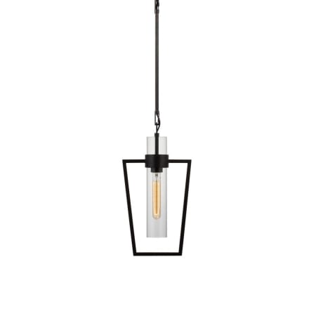 Visual Comfort Presidio 9" Wide Mini Pendant Bronze