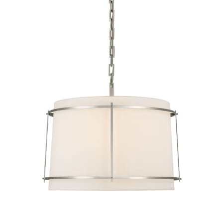 Visual Comfort Callaway 3 Light 25" Wide Pendant Polished Nickel