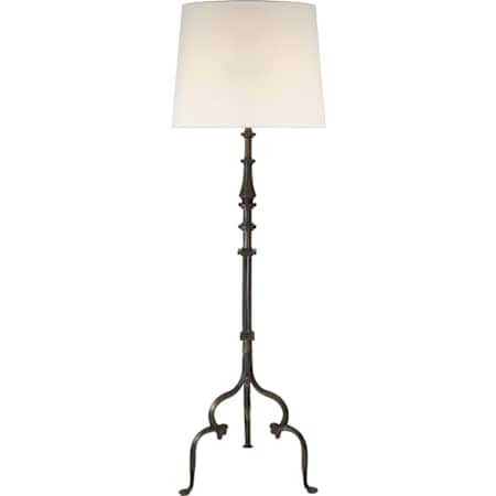 Visual Comfort Madeleine 66" Tall Torchiere Floor Lamp Aged Iron