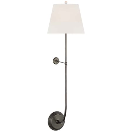 Visual Comfort Wyatt 39" Tall Wall Sconce Bronze / Linen
