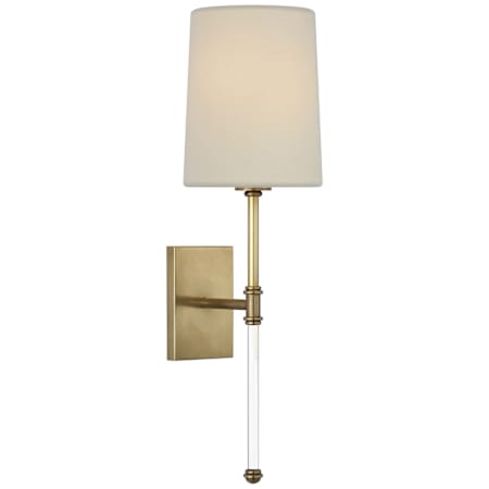Visual Comfort Camille 16" Tall Wall Sconce Hand-Rubbed Antique Brass