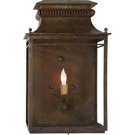 Visual Comfort Flea 18" Tall Wall Sconce Antique Zinc