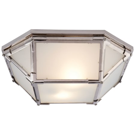 Visual Comfort Morris 15" Flush Mount by Suzanne Kasler Polished Nickel