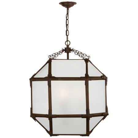 Visual Comfort Morris 18" Pendant Light by Suzanne Kasler Antique Zinc