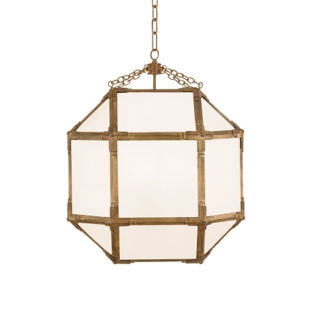 Visual Comfort Morris 3 Light 19" Wide Lantern Chandelier Gilded Iron