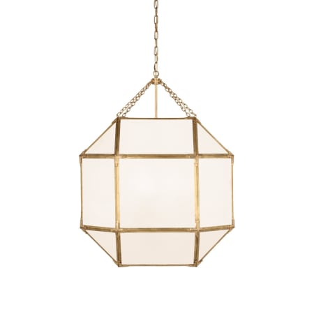 Visual Comfort Morris 6 Light 31" Wide Lantern Chandelier Gilded Iron