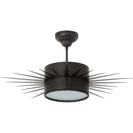 Visual Comfort Soleil 28" Semi-Flush by Suzanne Kasler Bronze