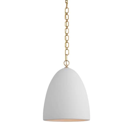 Visual Comfort Elliot 14" Wide Pendant Matte White