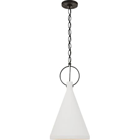 Visual Comfort Limoges 14" Wide Pendant Natural Rust
