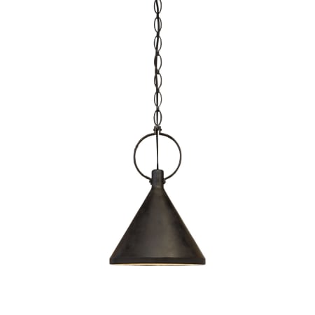 Visual Comfort Limoges 14" Wide Pendant Natural Rusted Iron